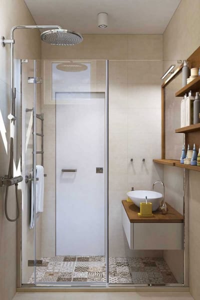 Mẫu phòng tắm kính cường lực đẹp