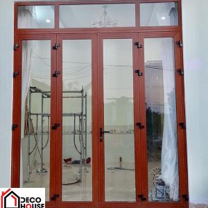 Cửa nhôm Xingfa vân gỗ