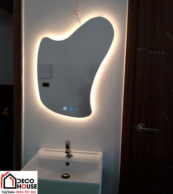 gương led nhà tắm