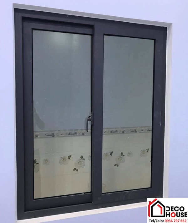 Thi công cửa sổ nhôm Xingfa mở trượt 2 cánh