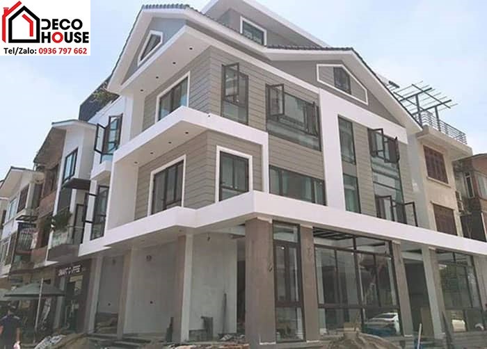 Cửa nhôm kính hệ Việt Pháp màu nâu