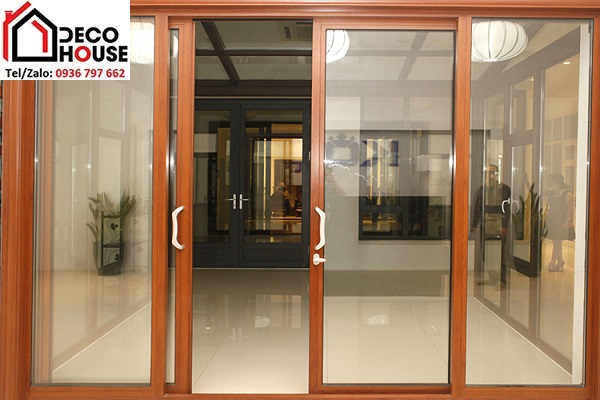 Cửa lùa nhôm Việt Pháp hệ 2600