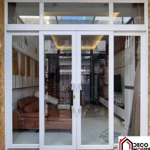 Lắp cửa nhôm kính trượt quay 4 cánh trượt quay tại Hà Nội