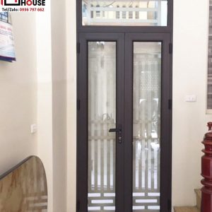 Thi công cửa nhôm PMA 2 cánh đẹp