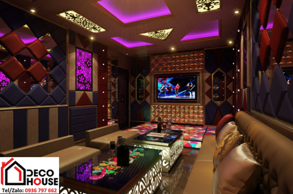 Gương trang trí quán karaoke giá rẻ